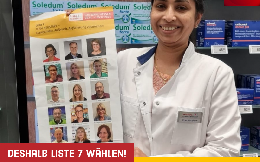 Wir sind Liste 7 – und das sind unsere Unterstützerinnen und Unterstützer!